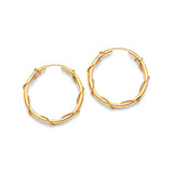 Hoop Earrings in 14K Gold