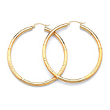 Hoop Earrings in 14K Gold