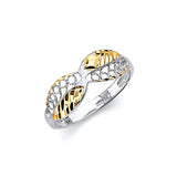 Ladies Ring in 14K Two-Tone Gold