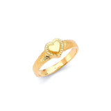 Heart Kids Ring in 14K Gold