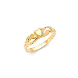 Heart Kids Ring in 14K Gold