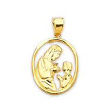 First Communion Kids Pendant in 14K Gold