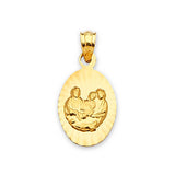 Baptism Kids Pendant in 14K Gold