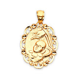 Baptism Kids Pendant in 14K Gold