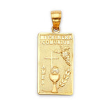 First Communion Kids Pendant in 14K Gold