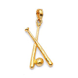 Sports Mens Pendant in 14K Gold