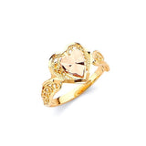 Heart Kids Ring in 14K Two-Tone Gold