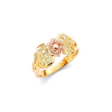 Heart Kids Ring in 14K Two-Tone Gold