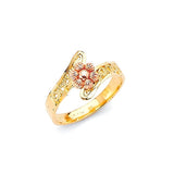 Flower Kids Ring in 14K Two-Tone Gold