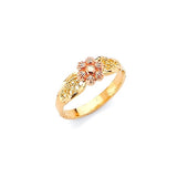 Flower Kids Ring in 14K Two-Tone Gold