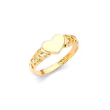 Heart Kids Ring in 14K Gold