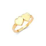 Heart Kids Ring in 14K Gold