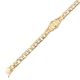 6" inch Cuban Kids Bracelet In 14K Gold