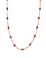 16'' Rosary Necklace in 14K Gold