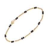 Beaded Ladies Rosary Bracelet In 14K Gold