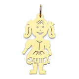 Personalized Kids Pendant in 14K Gold