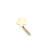 Flower Nose Ring in 14K Gold