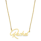 17'' Personalized Necklace in 14K Gold