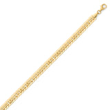 7.5 Inch Fancy Ladies Bracelet in 14K Gold