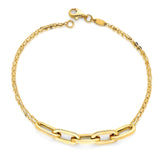 7.5 Inch Ladies Bracelet in 14K Gold