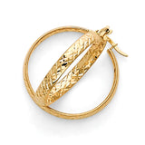 Hoop Earrings in 14K Gold