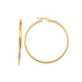 Hoop Earrings in 14K Gold