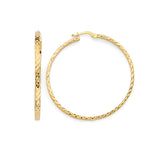 Hoop Earrings in 14K Gold