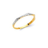 Ladies Ring in 14K Two-Tone Gold