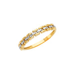 Ladies Ring in 14K Two-Tone Gold