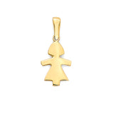 Girls Pendant in 14K Gold