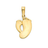 Feet Kids Pendant in 14K Gold