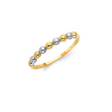 Ladies Ring in 14K Two-Tone Gold