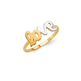 Ladies Ring in 14K Two-Tone Gold