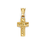 Cross Pendant in 14K Gold