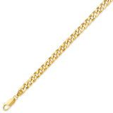 7.5 Inch Cuban Unisex Link Bracelet in 14K Gold