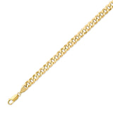 Cuban Unisex Link Bracelet in 14K Gold