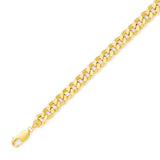 Cuban Mens Link Bracelet in 14K Gold