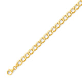 Cuban Unisex Link Bracelet in 14K Gold