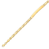 7.5 Inch Fancy Ladies Bracelet in 14K Gold