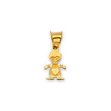 Boys Pendant in 14K Gold