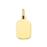 Baptism Personalized Kids Pendant in 14K Gold