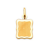 Baptism Personalized Kids Pendant in 14K Gold