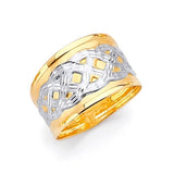 Ladies Ring in 14K Two-Tone Gold