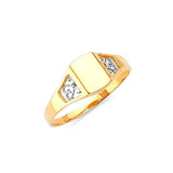 Kids Ring in 14K Two-Tone Gold