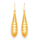 Teardrop Earrings in 14K Gold