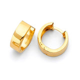 Huggie Earrings in 14K Gold