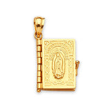 First Communion Locket Kids Pendant in 14K Gold