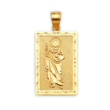 Saints Pendant in 14K Gold