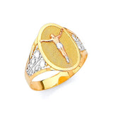 Jesucristo Ladies Ring in 14K Gold