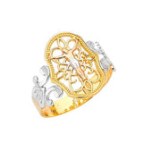 Jesucristo Ladies Ring in 14K Gold